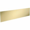 National & Spectrum Brands Hhi National w/ Spectrum Brands HHI  8 x 34 in. Kickplate, Brushed Gold 111967